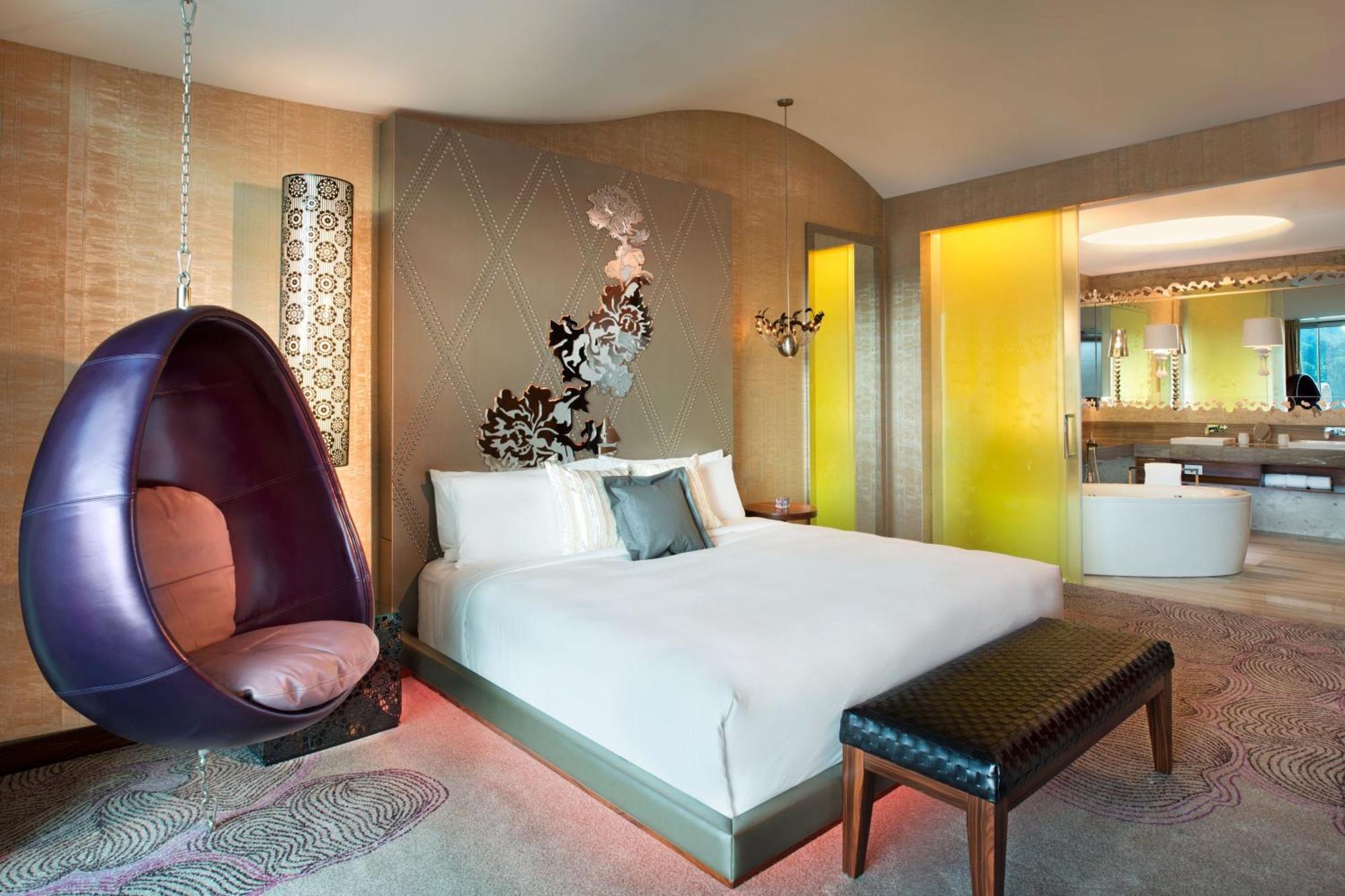 W Singapore - Sentosa Cove Buitenkant foto A suite at the W Hotel in London
