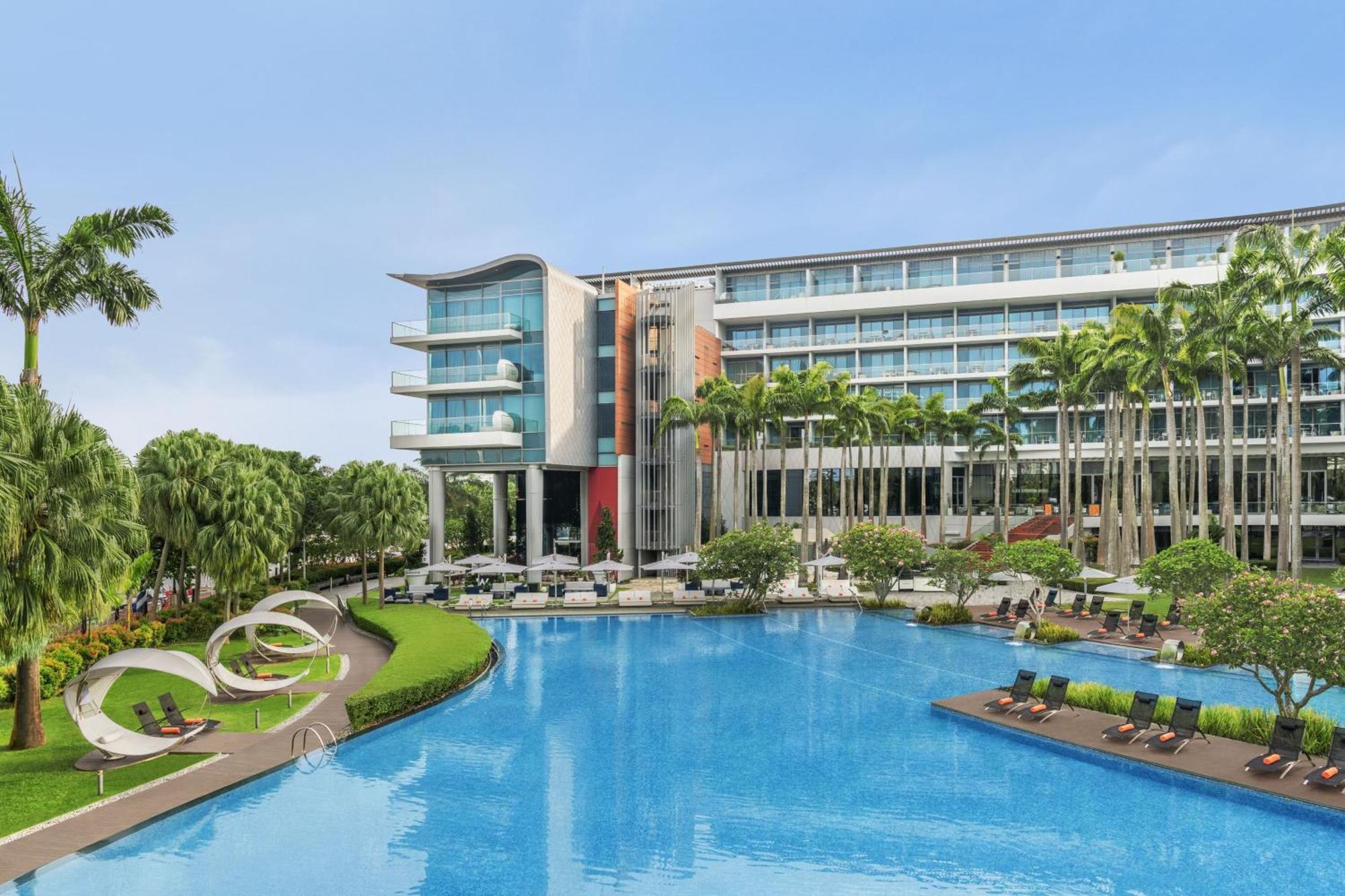 W Singapore - Sentosa Cove Buitenkant foto The hotel's main building