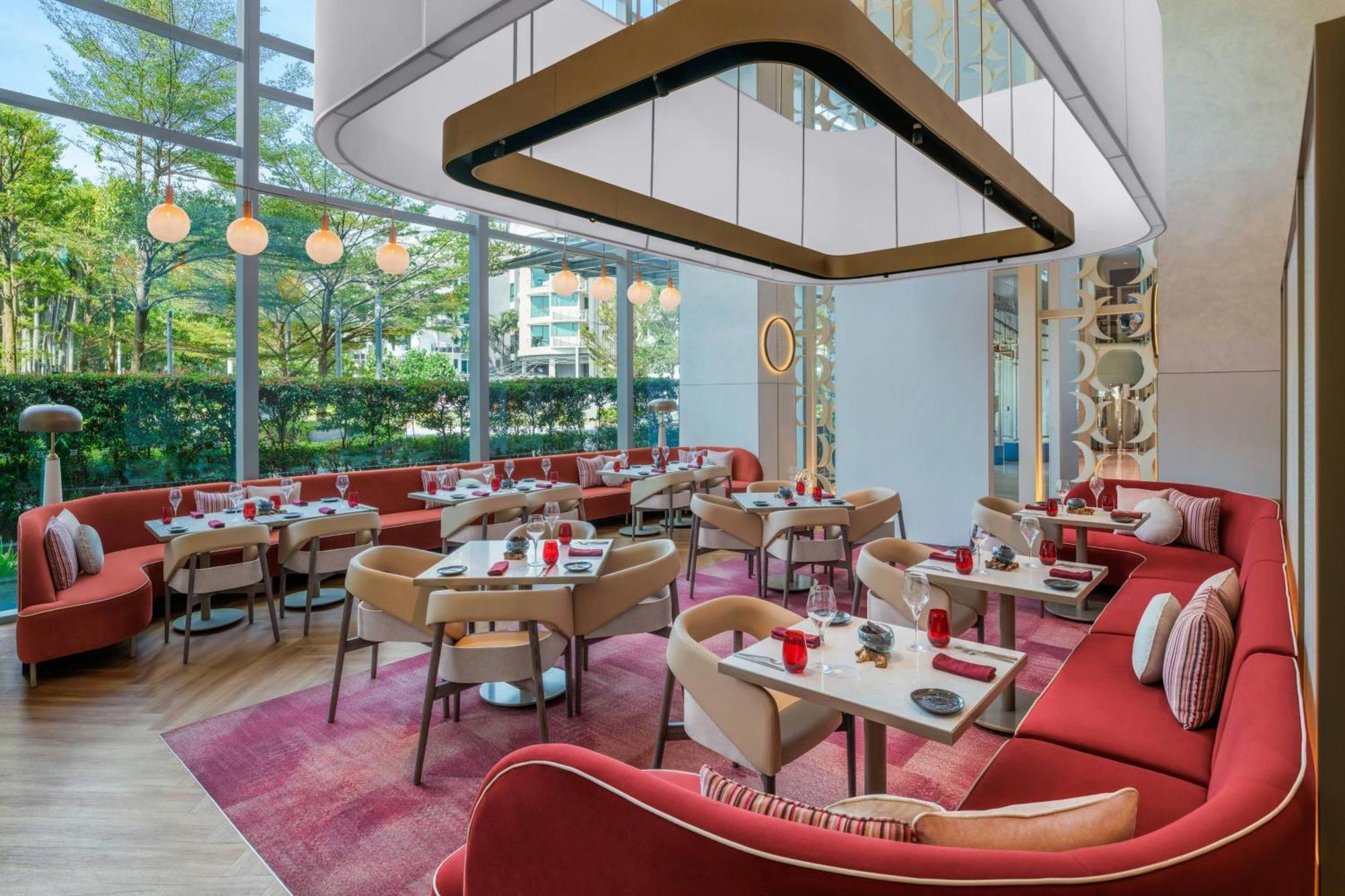 W Singapore - Sentosa Cove Buitenkant foto The restaurant's interior